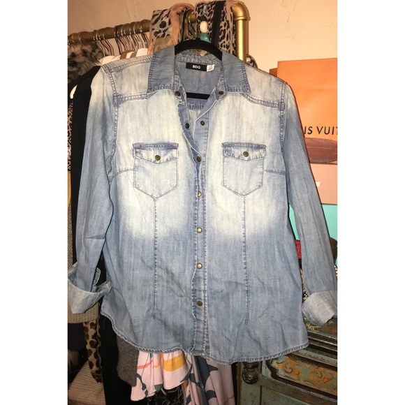 Denim Button Down Shirt, by BDG for Urban Outfitters - Picture 16 of 17